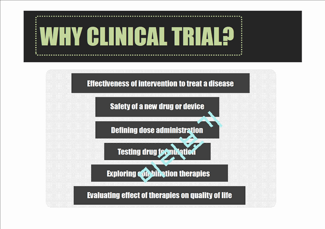 CLINICAL TRIAL SURVIVAL ANALYSIS OVERVIEW   (4 )